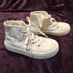 Dream Pairs Kids White High-Top Sneakers | Size 12